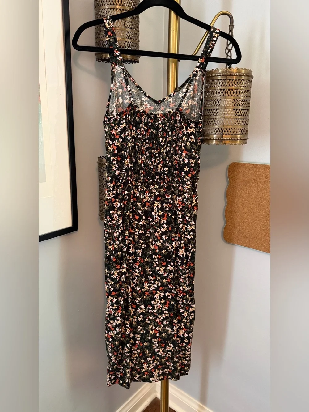 Abercrombie & Fitch Black Floral Maxi Dress, Unworn, Size XS